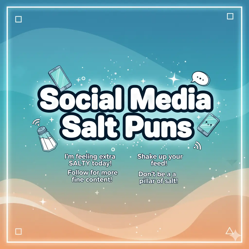 Social Media Salt Puns