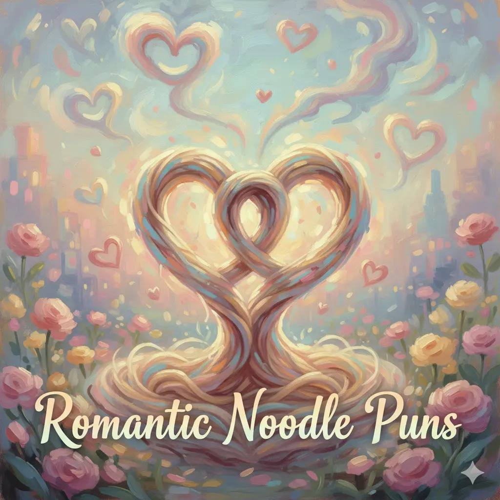 Romantic Noodle Puns 