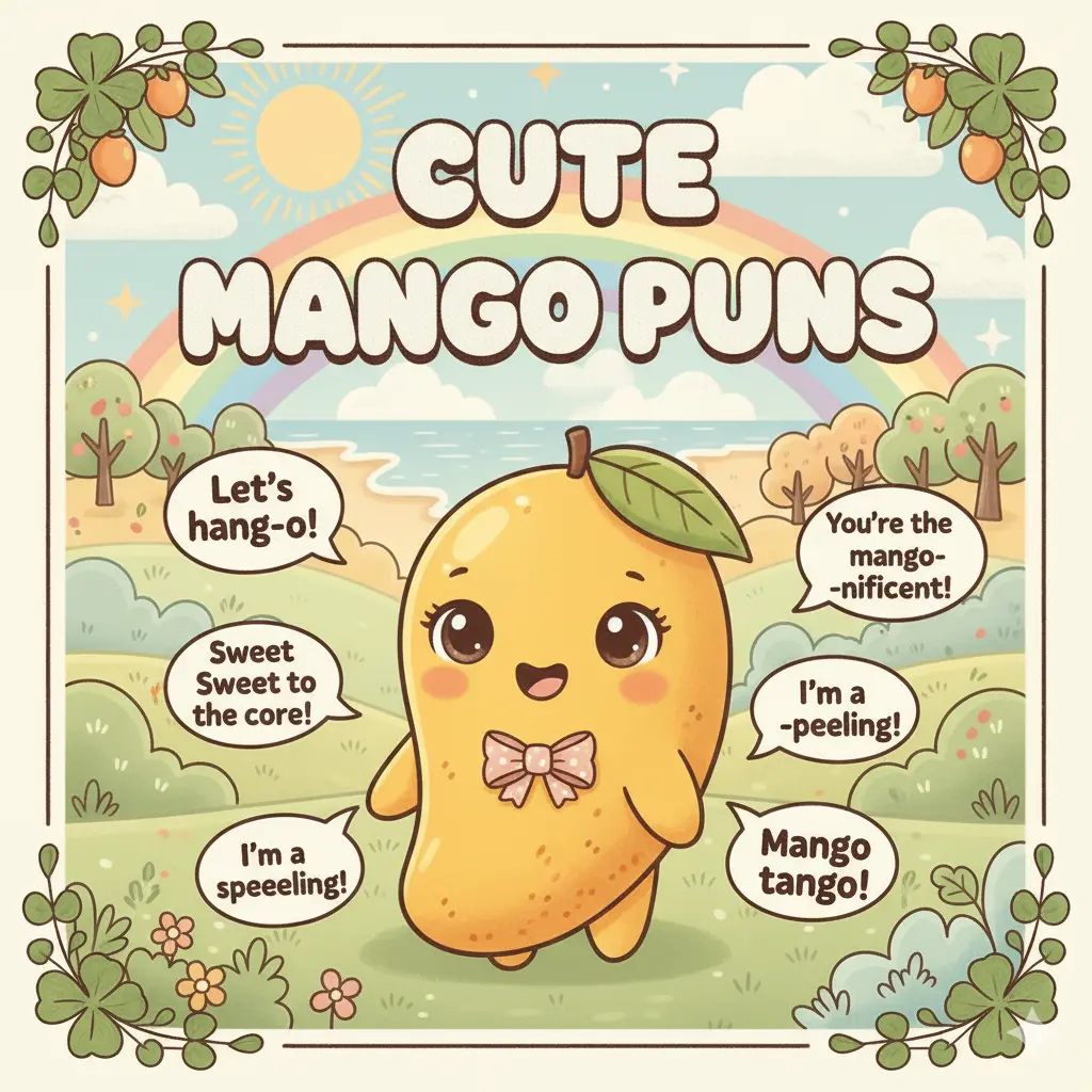 Cute Mango Puns