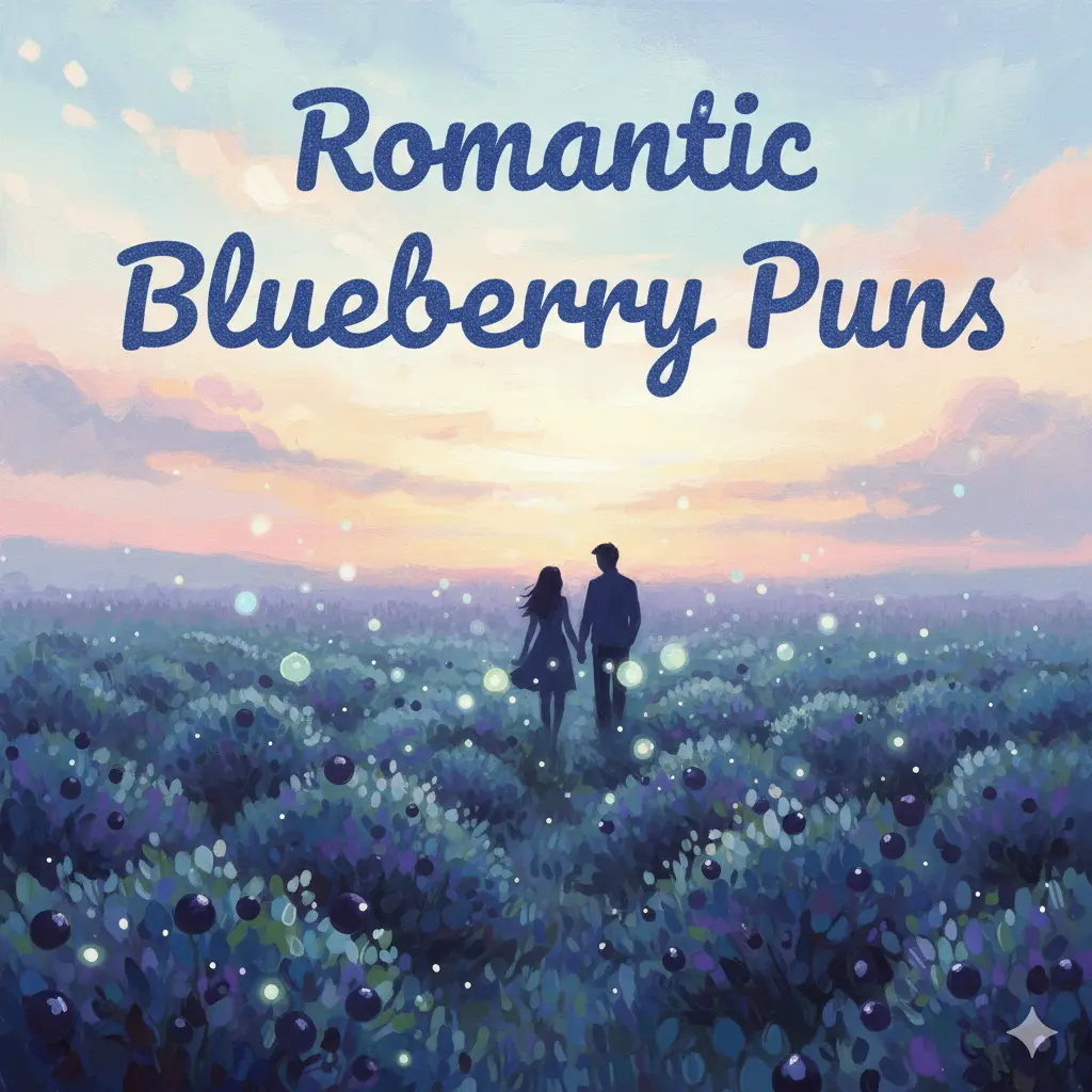 Romantic Blueberry Puns