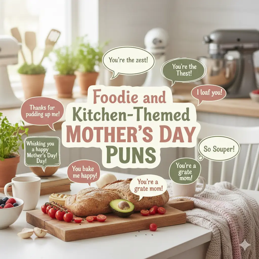 Foodie and Kitchen-Themed Mother’s Day Puns