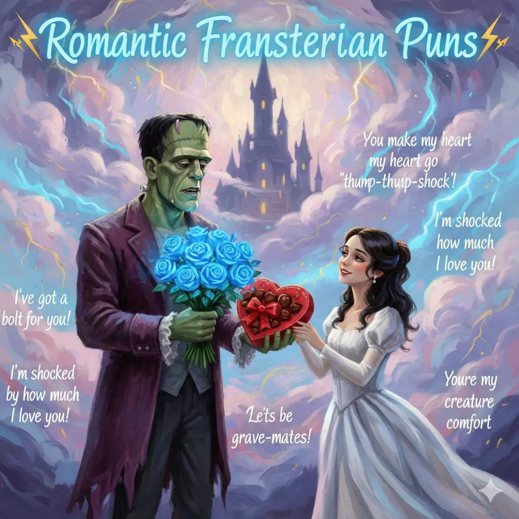 Romantic Frankenstein Puns