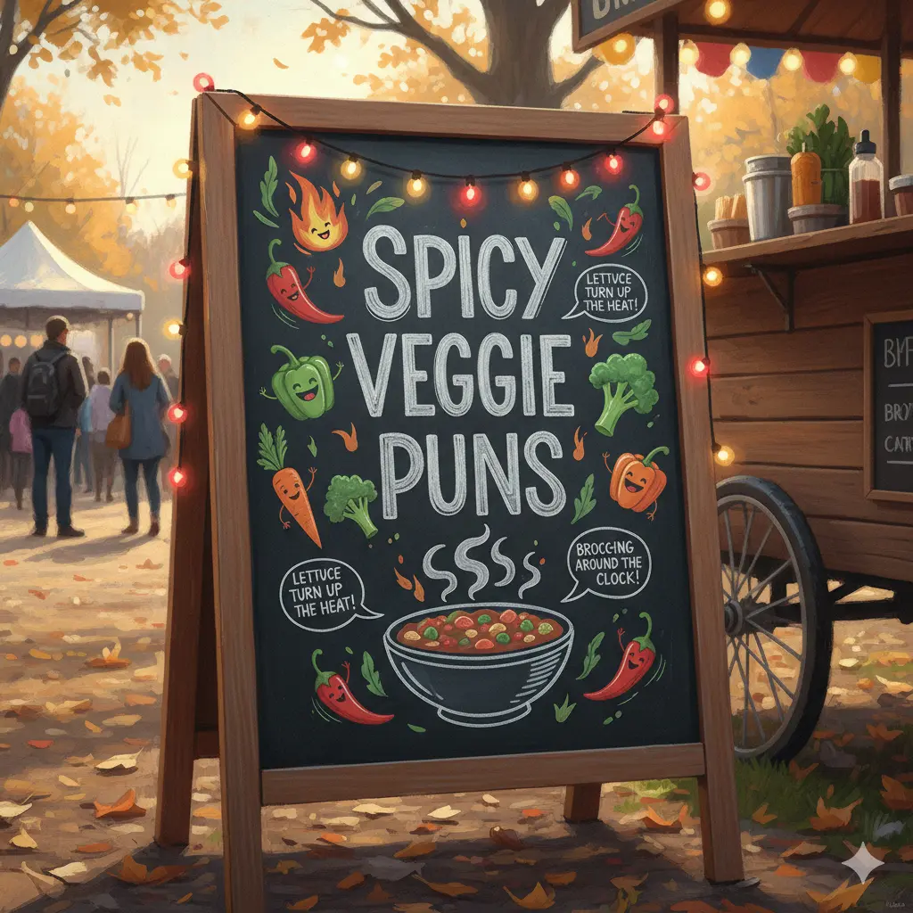 Spicy Veggie Puns