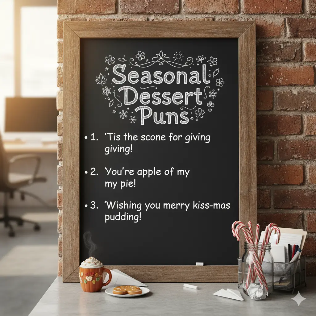 Seasonal Dessert Puns