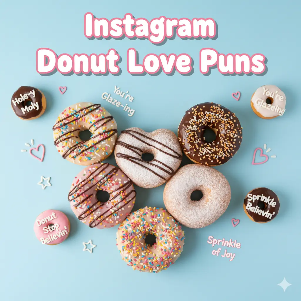 Instagram Donut Love Puns