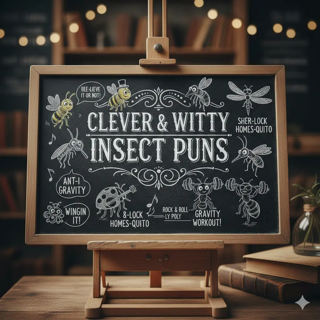 Clever & Witty Insect Puns