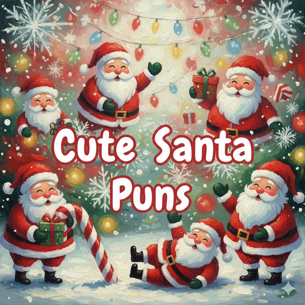 Cute Santa Puns 