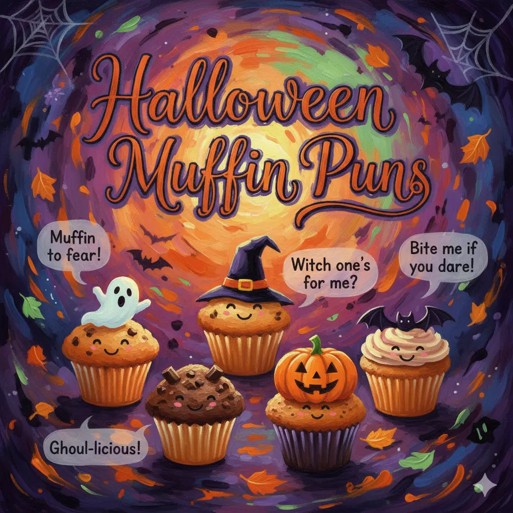 Halloween Muffin Puns