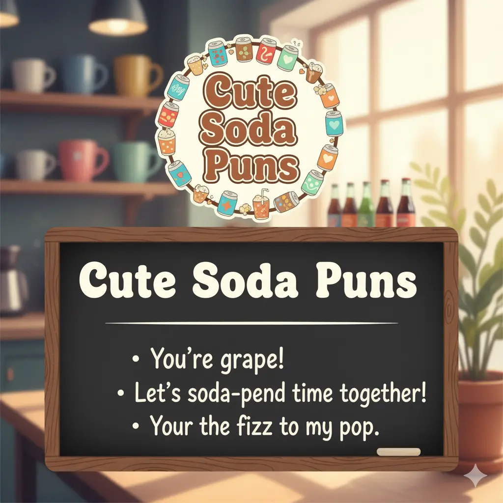 Cute Soda Puns
