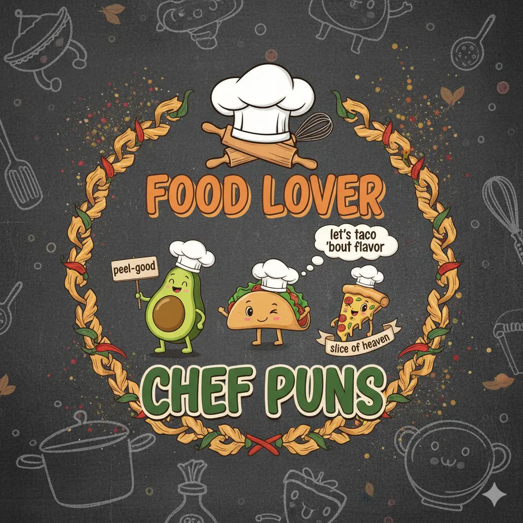 Food Lover Chef Puns 