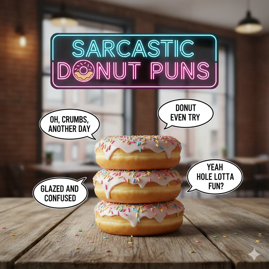 Sarcastic Donut Puns