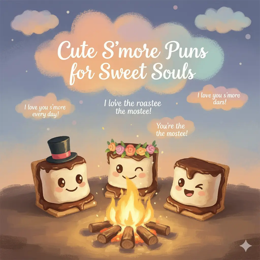Cute S’more Puns for Sweet Souls