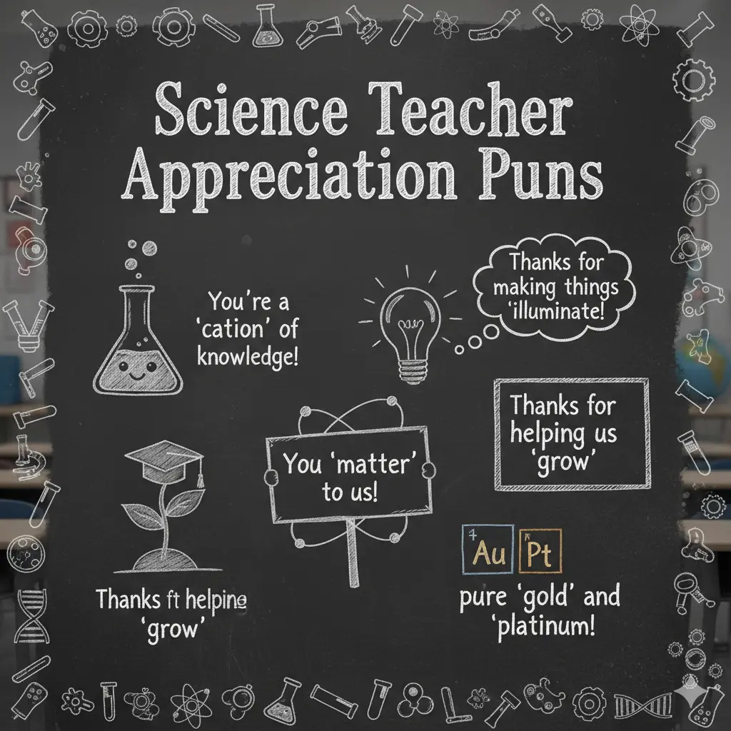Science Teacher Appreciation Puns