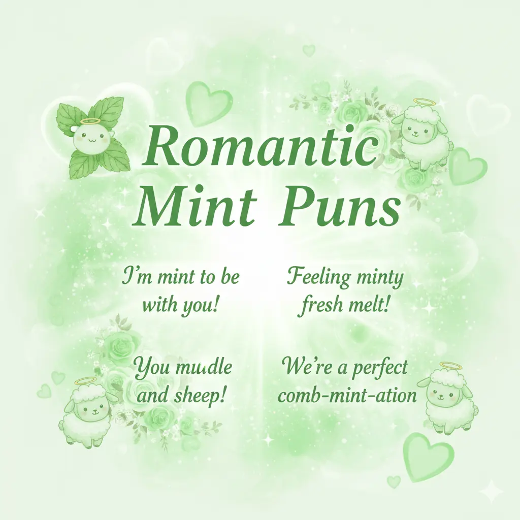 Romantic Mint Puns