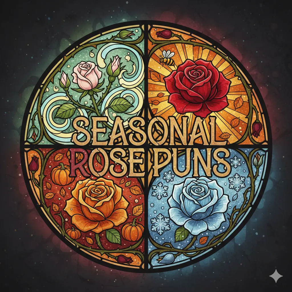 Seasonal Rose Puns