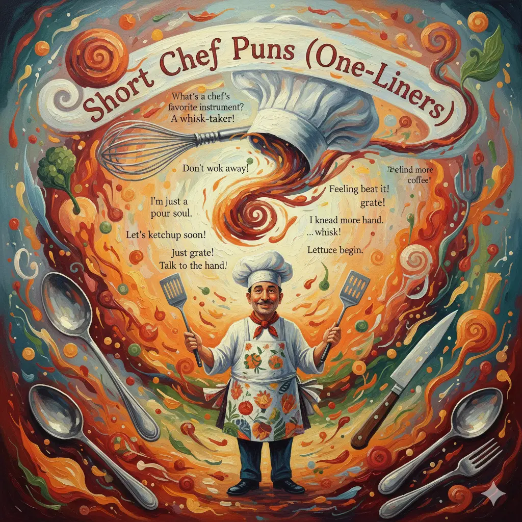 Short Chef Puns (One-Liners)