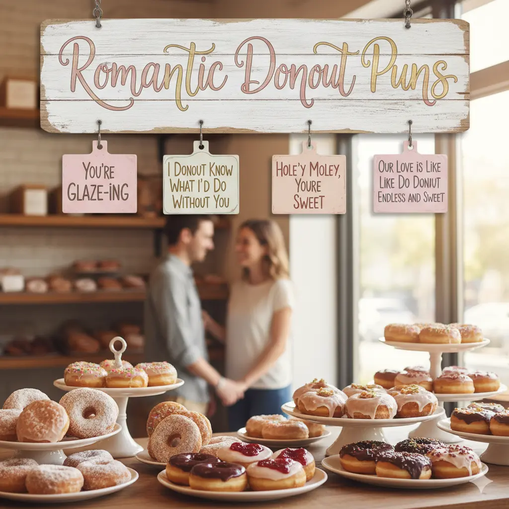Romantic Donut Puns