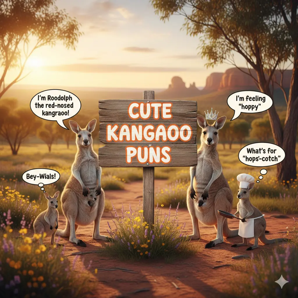 Cute Kangaroo Puns