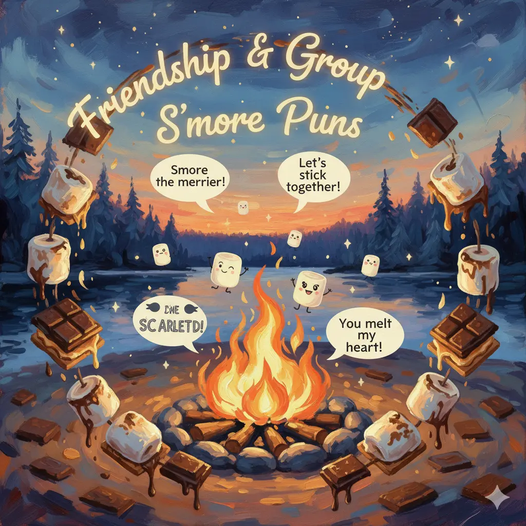 Friendship & Group S’more Puns