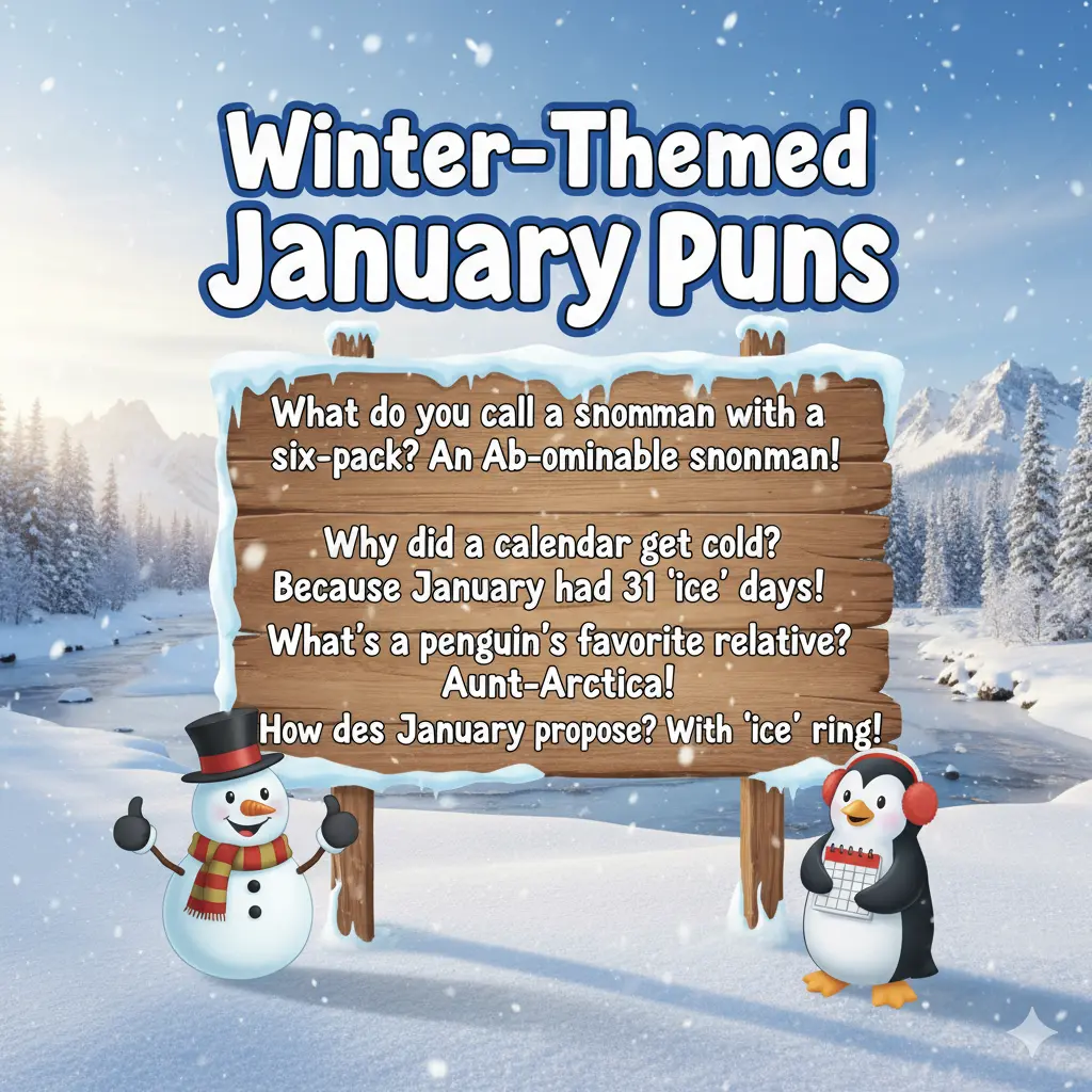 Winter-Themed January Puns