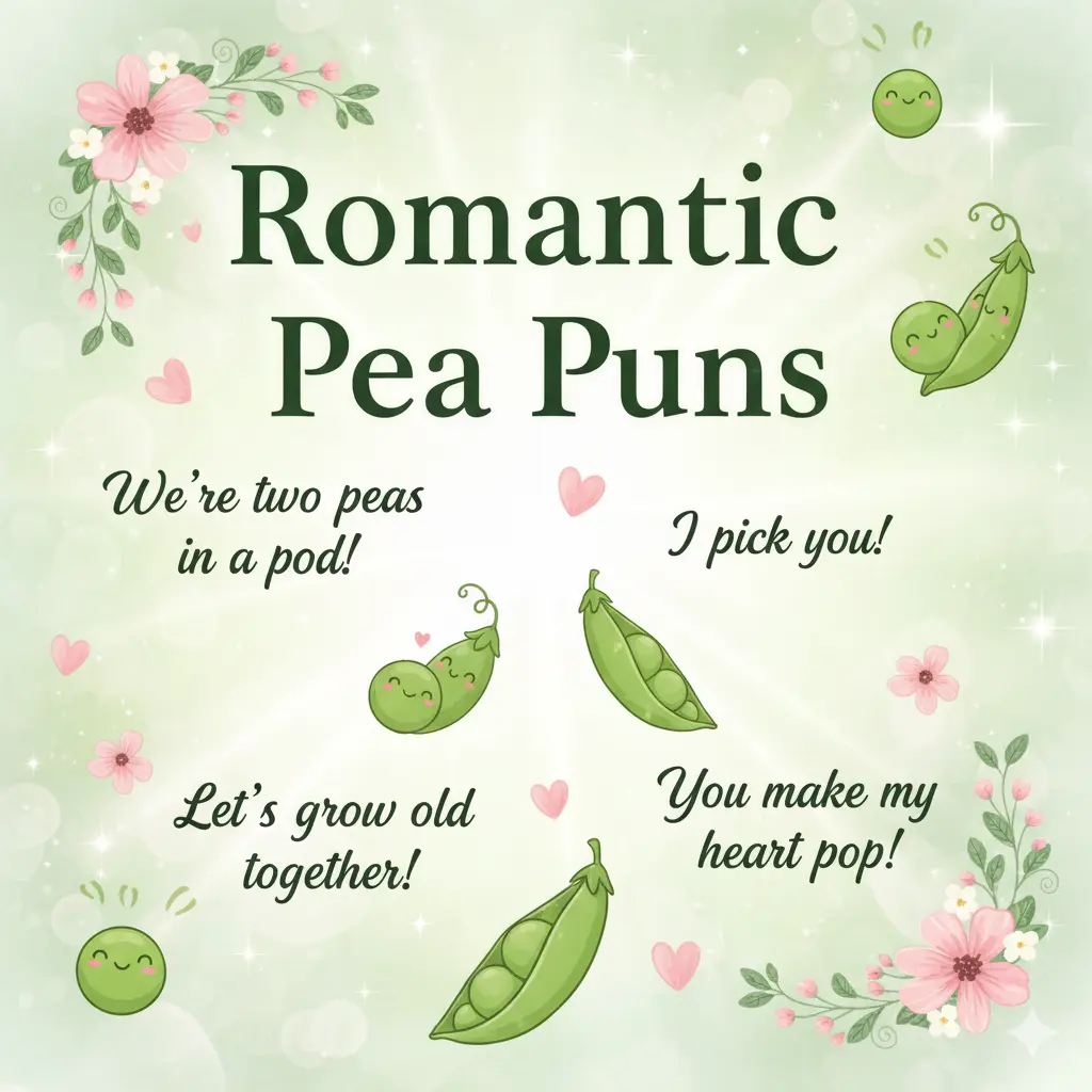 Romantic Pea Puns
