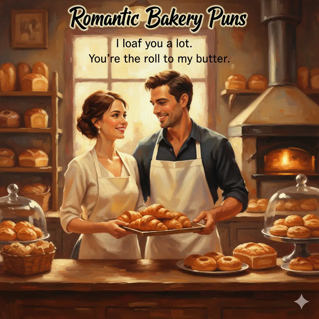 Romantic Bakery Puns
