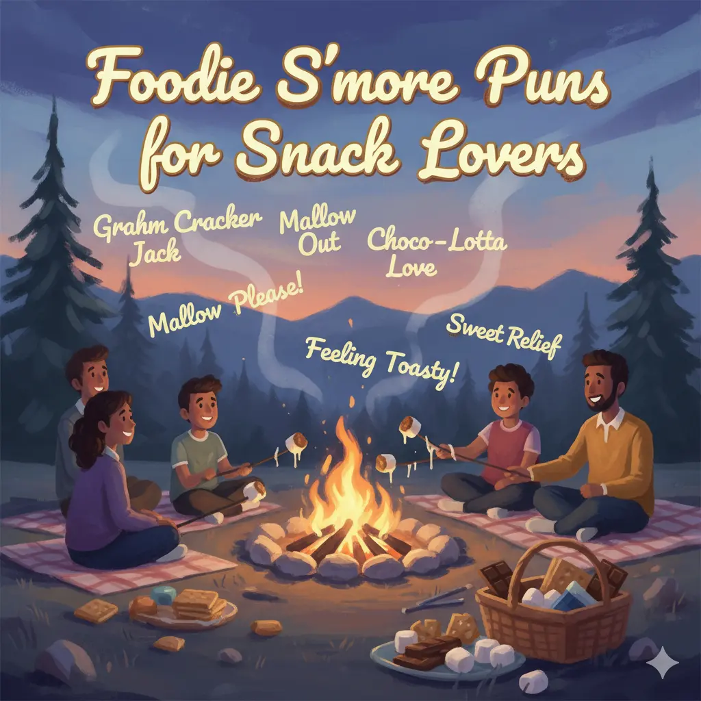 Foodie S’more Puns for Snack Lovers