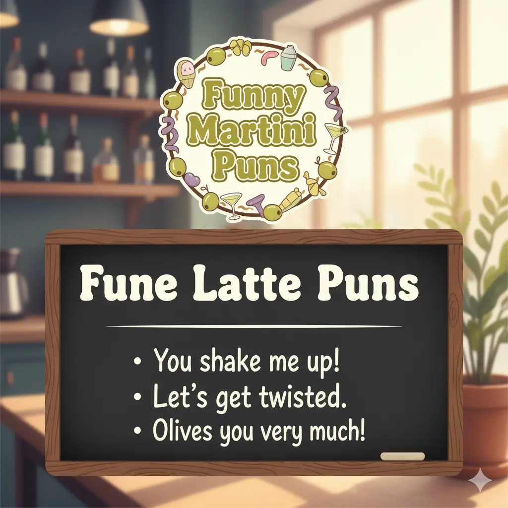 Funny Martini Puns