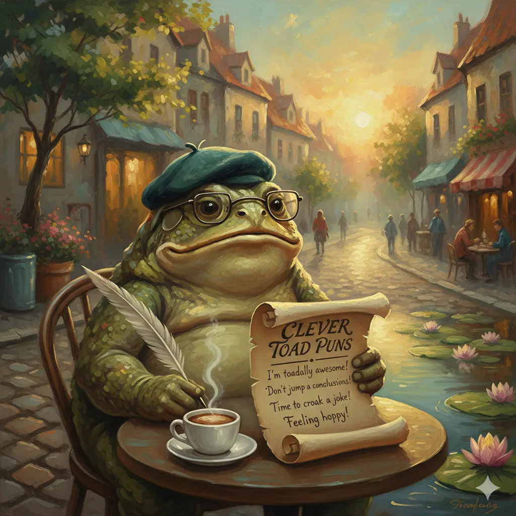 Clever Toad Puns