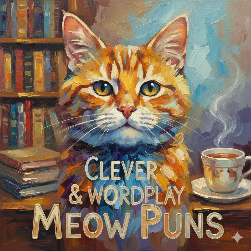  Clever & Wordplay Meow Puns