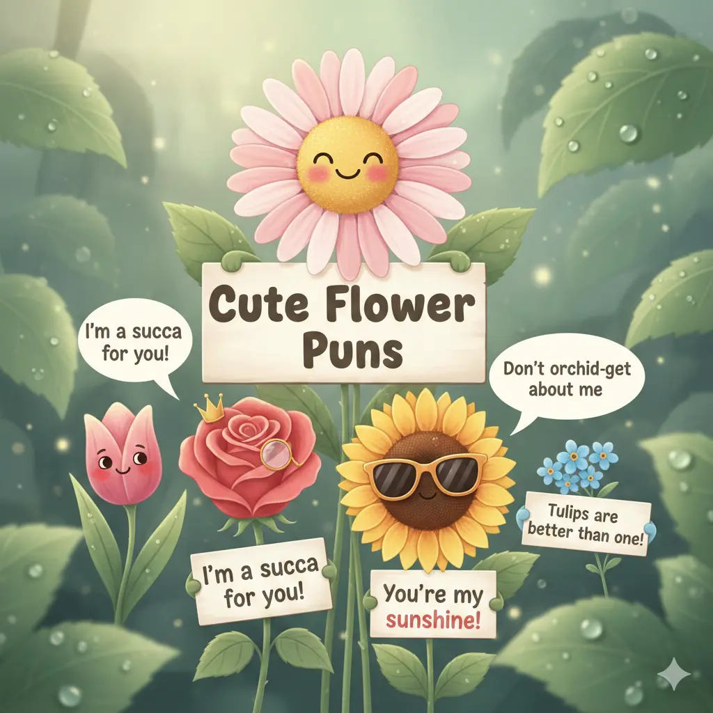 Cute Flower Puns
