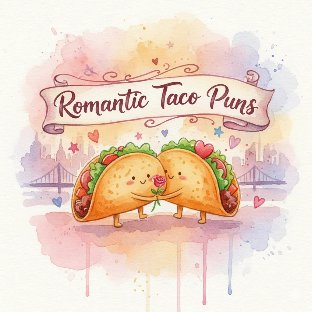 Romantic Taco Puns