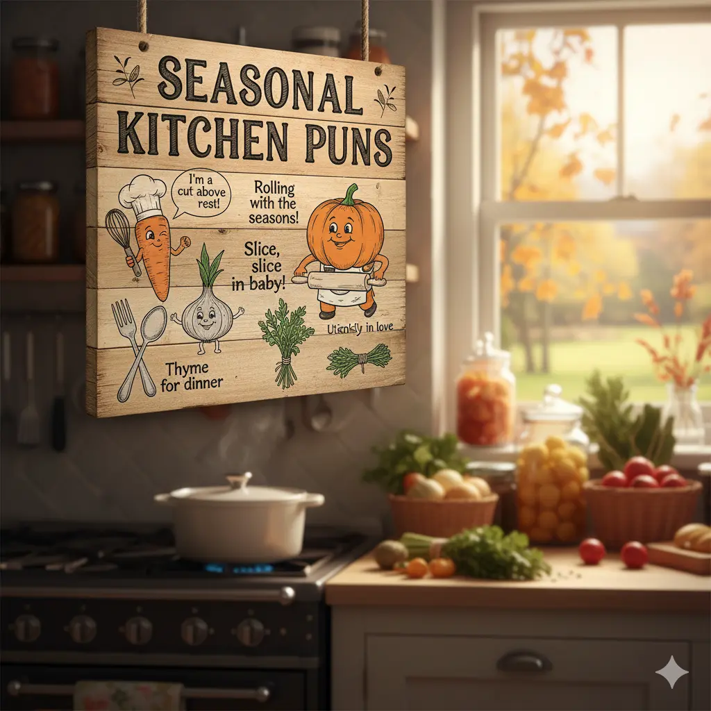 Seasonal Kitchen Puns