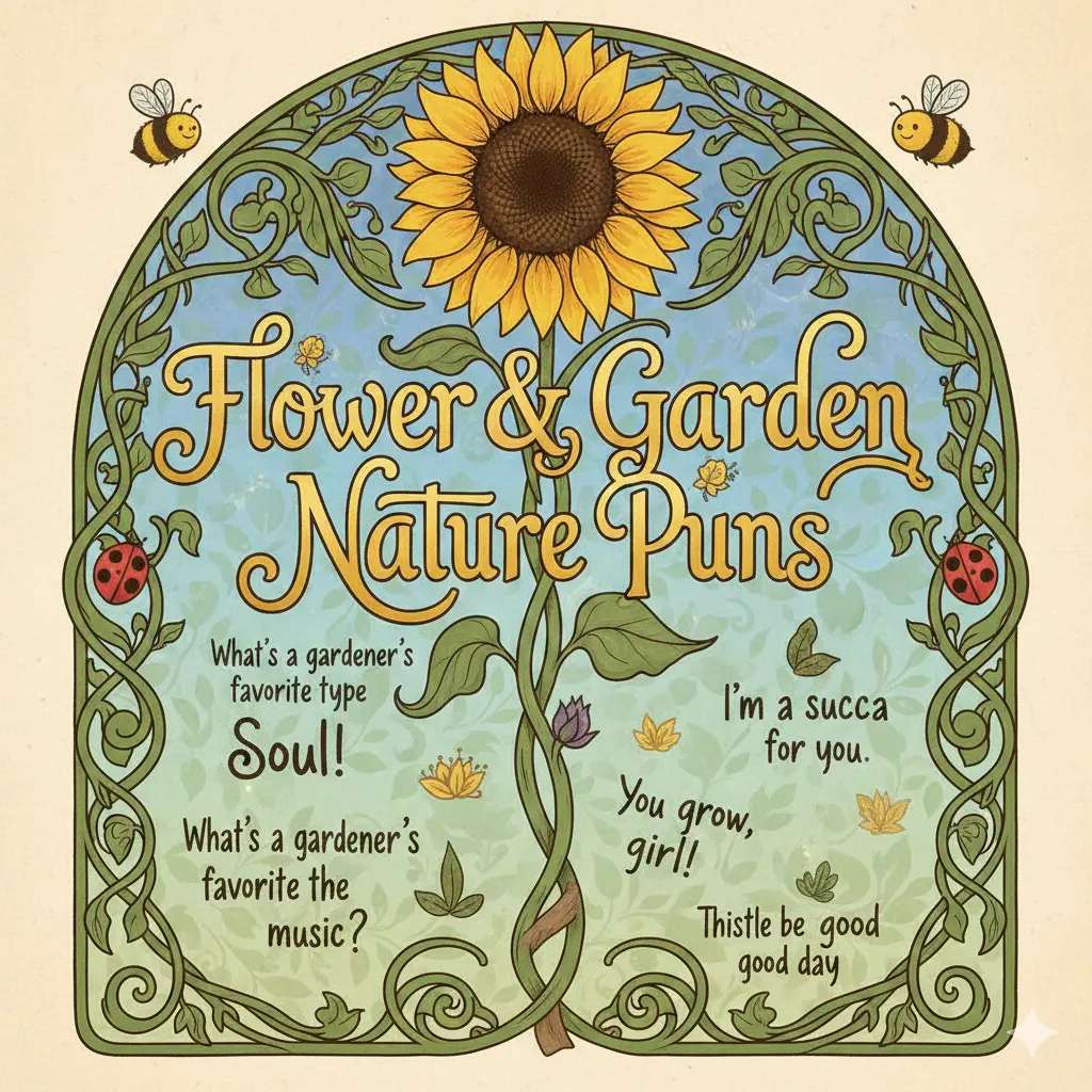 Flower & Garden Nature Puns