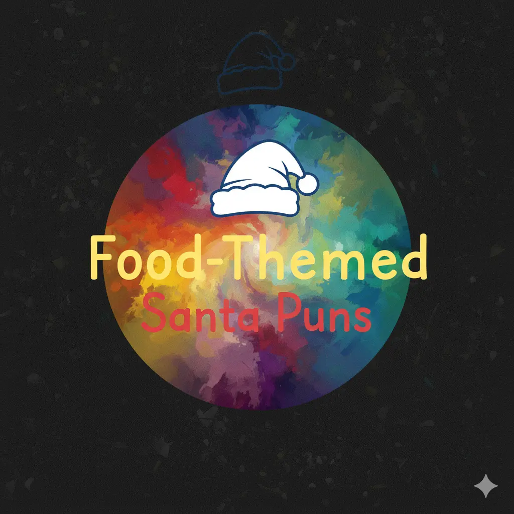 Food-Themed Santa Puns
