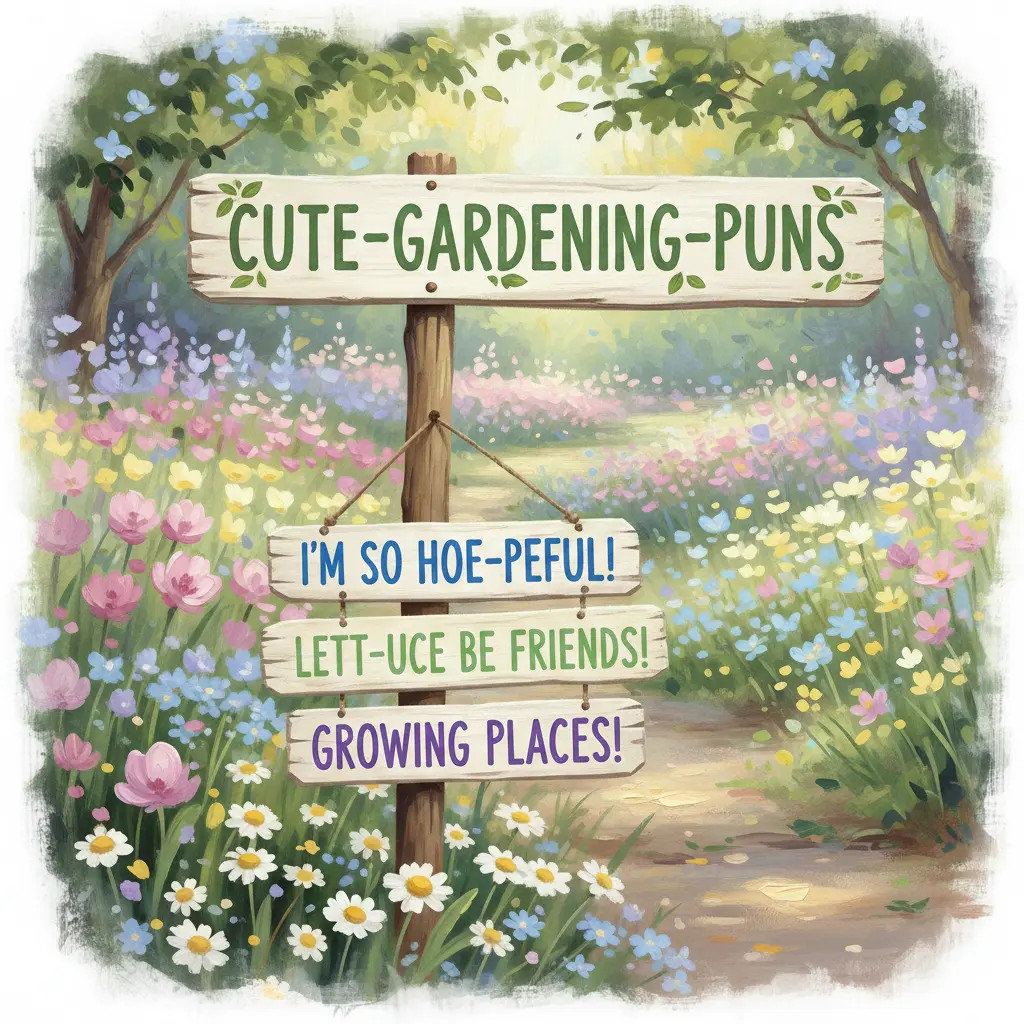 Cute Gardening Puns