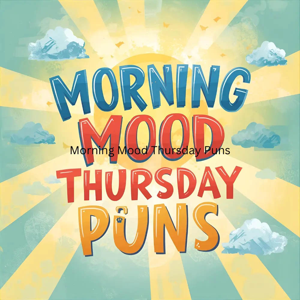 Morning Mood Thursday Puns