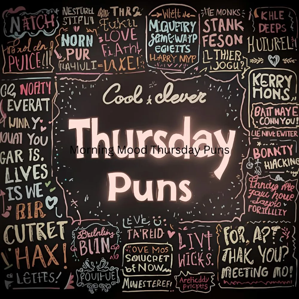 Cool & Clever Thursday Puns
