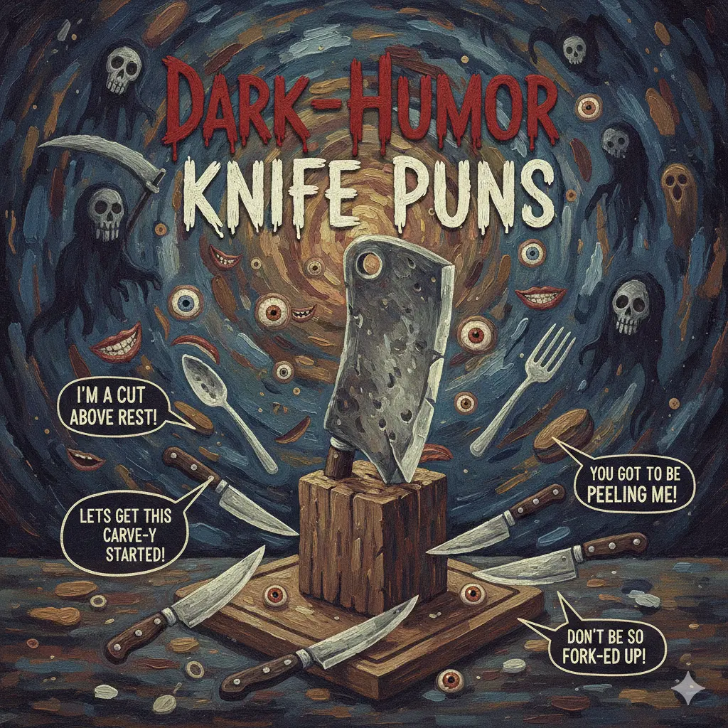  Dark-Humor Knife Puns 