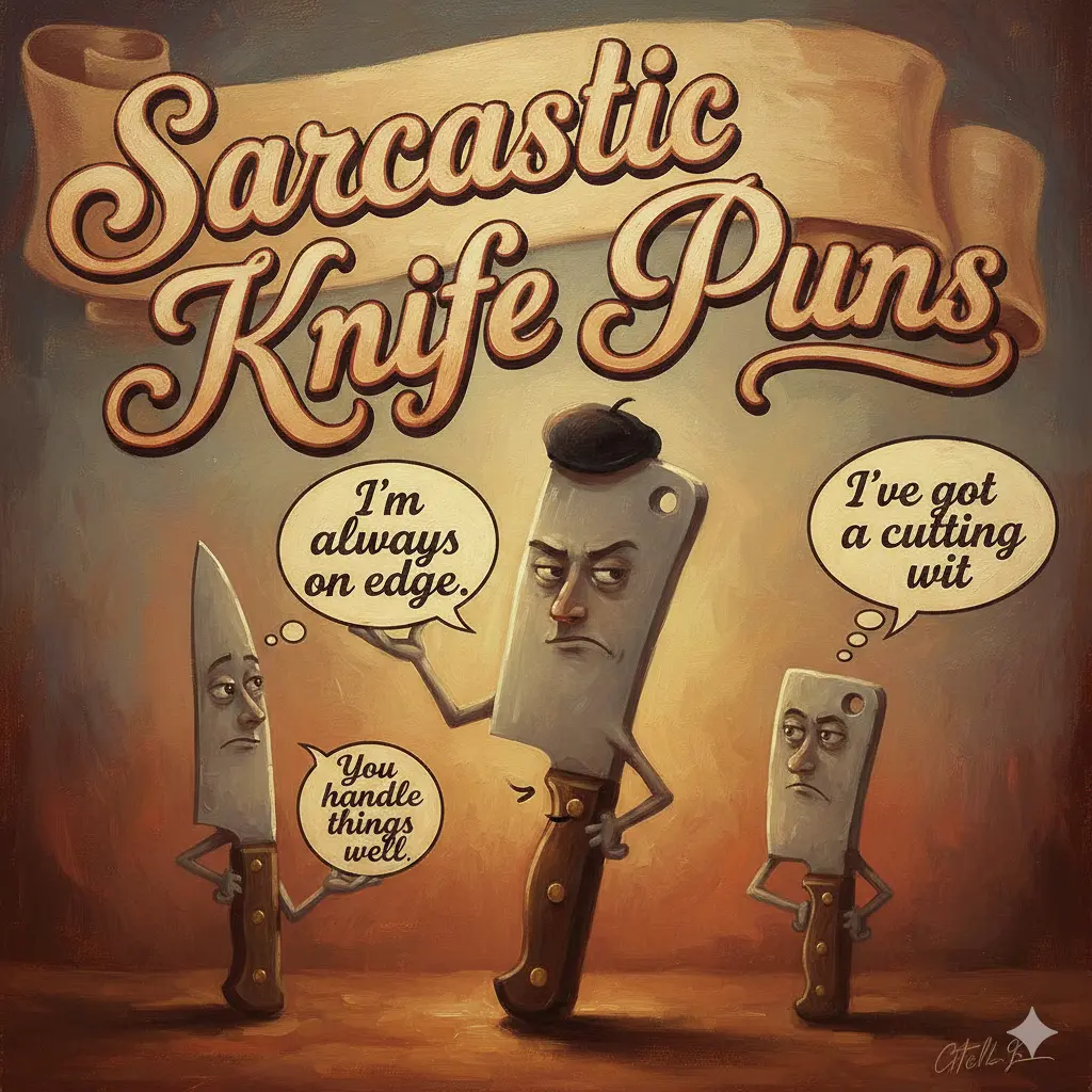 Sarcastic Knife Puns 