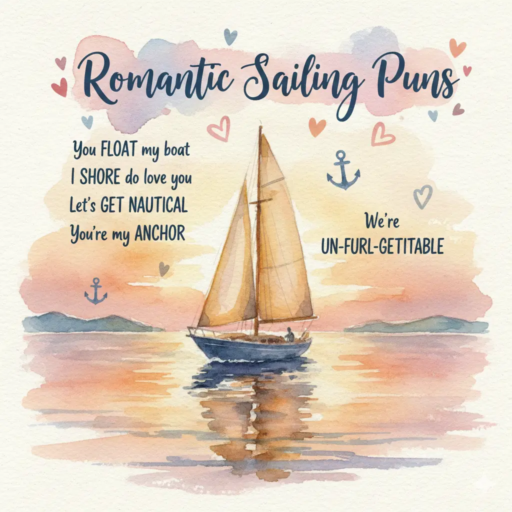 Romantic Sailing Puns