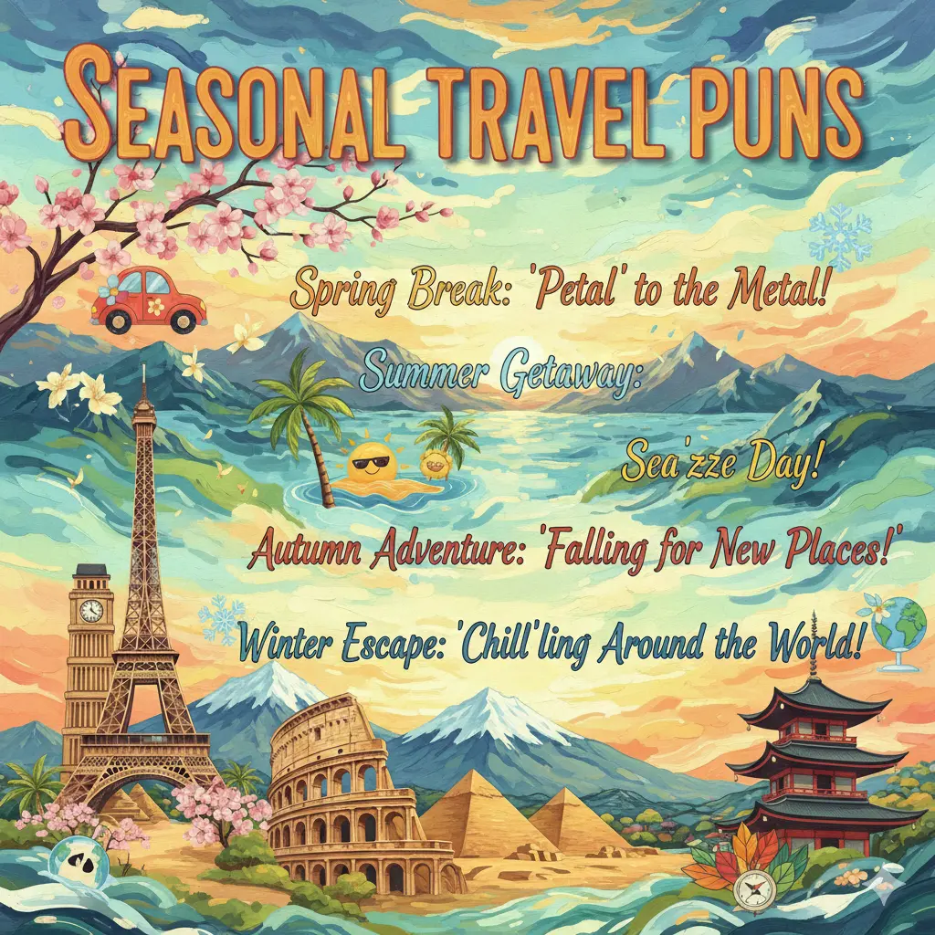Seasonal Travel Puns