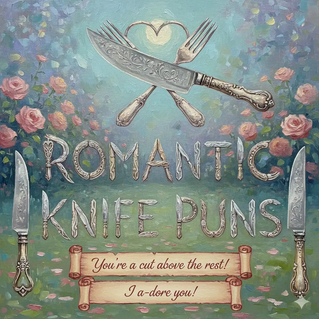  Romantic Knife Puns