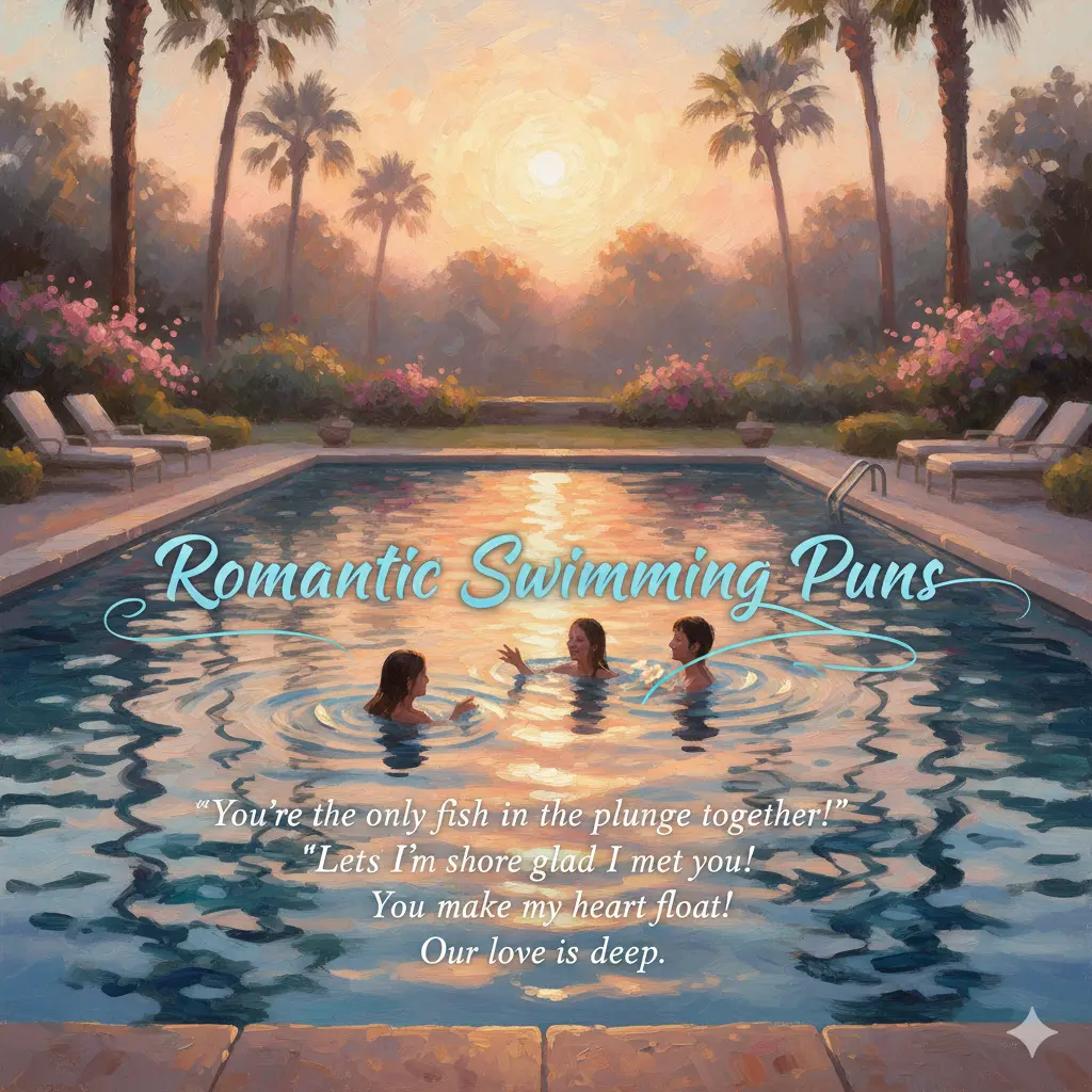 Romantic Swimming Puns