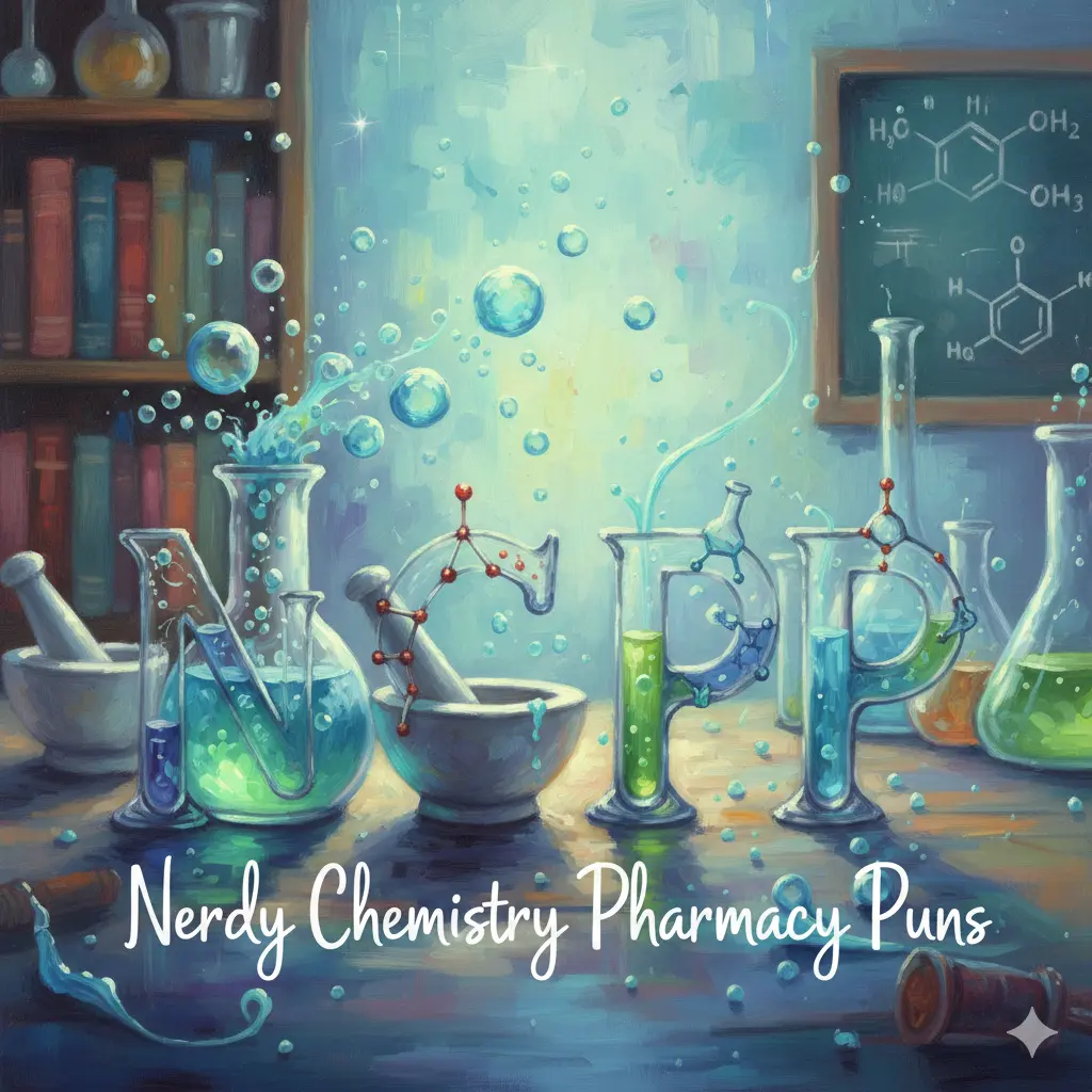  Nerdy Chemistry Pharmacy Puns 