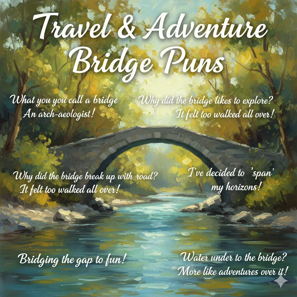 Travel & Adventure Bridge Puns