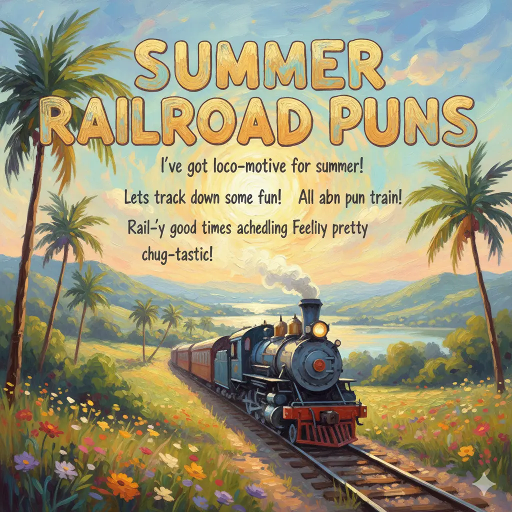 Summer Railroad Puns