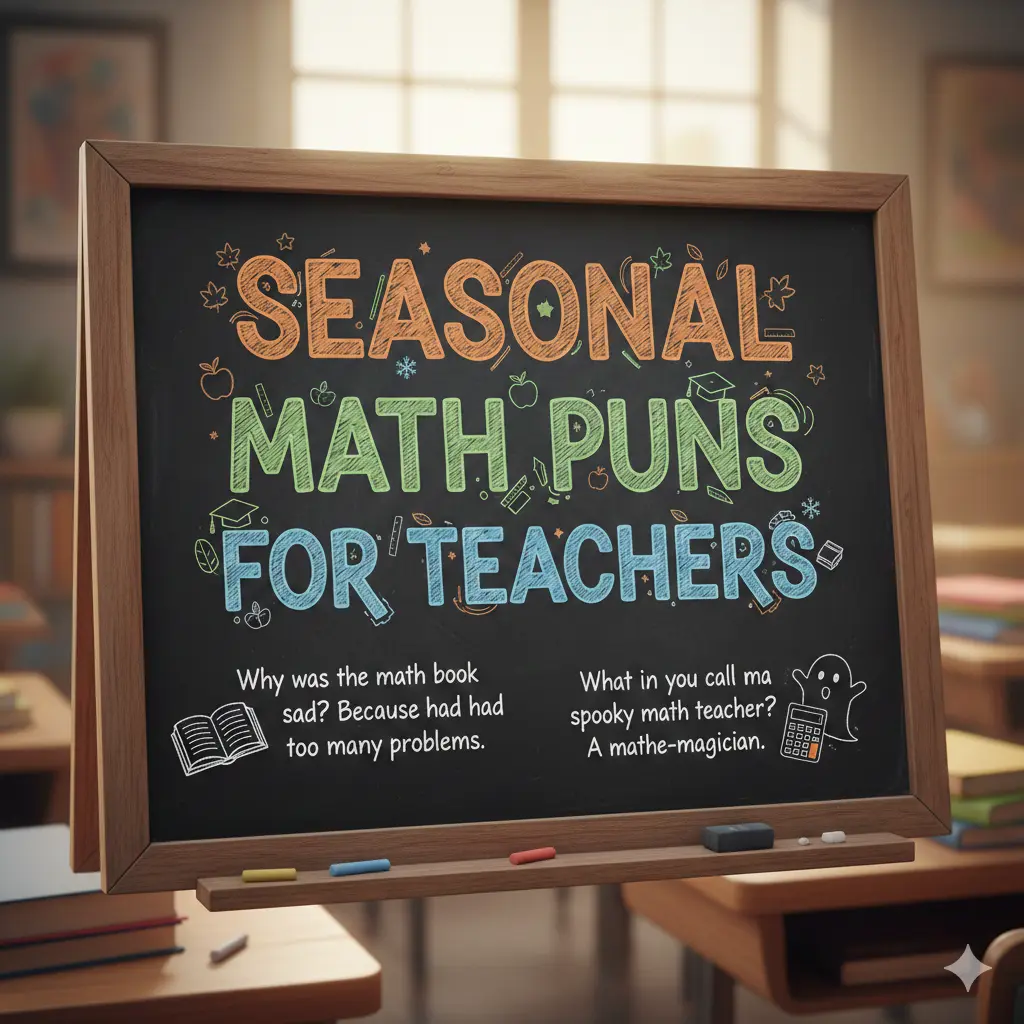  Seasonal Math Puns for Teachers 