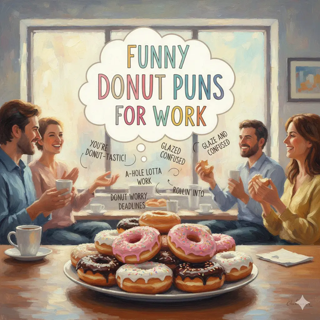  Funny Donut Puns for Work 
