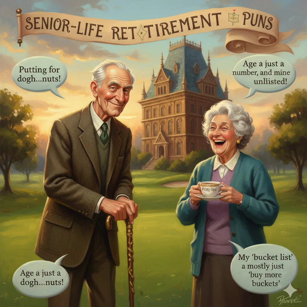 Senior-Life Retirement Puns 